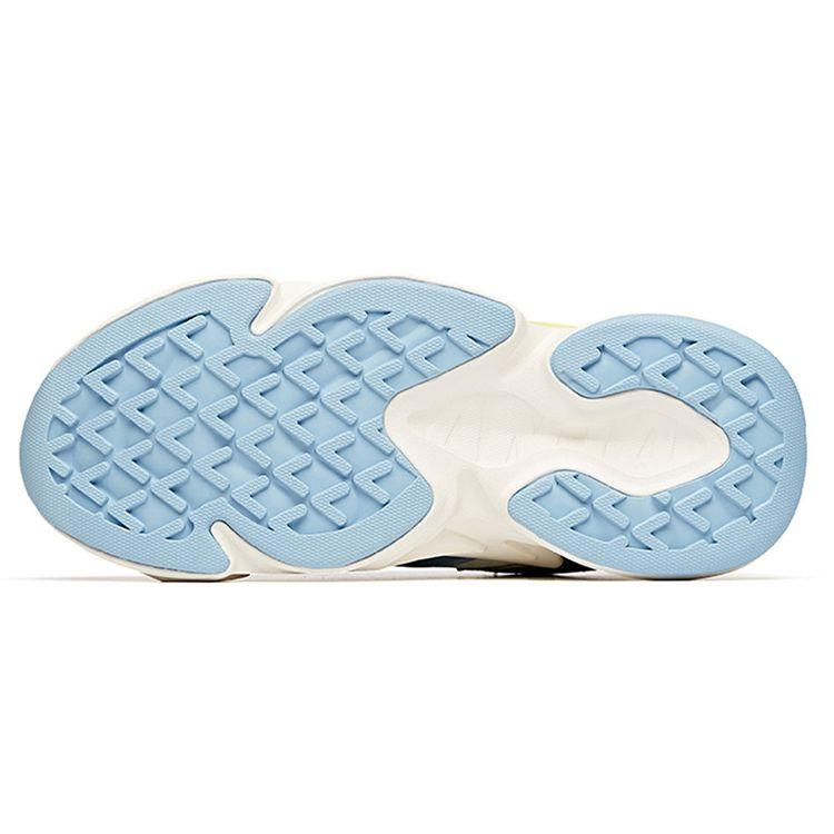 Anta Heartfelt Shock Absorbing Non-Slip Low-Top Running Shoes Women Sneaker White Green 12918881-9