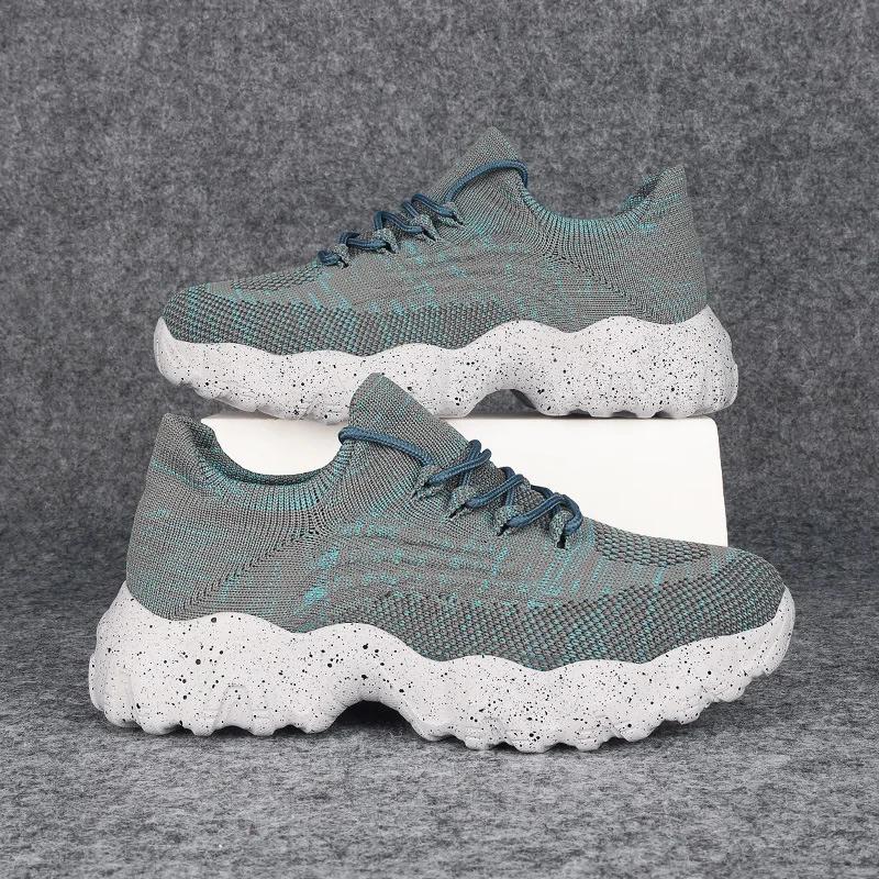 Women's Simple Plain Lace-up Low-top Sneakers, Casual, Comfortable, Breathable and Lightweight Sports Running Shoes