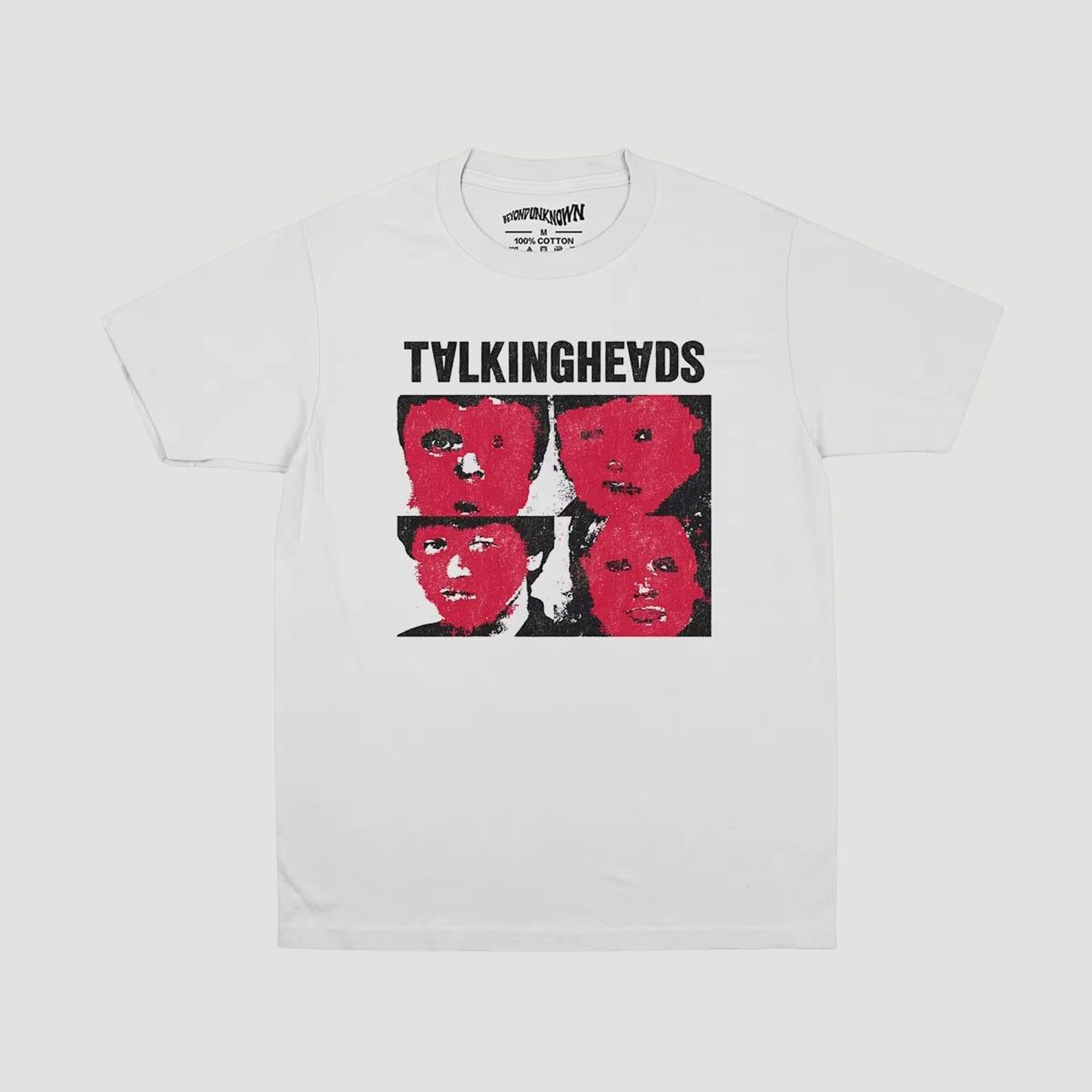 Talking Heads T-Shirt, Classic New Wave Band Tee, Retro 80s Alternative Music Graphic Shirt, Vintage Art Rock Unisex Music Tee 2XL