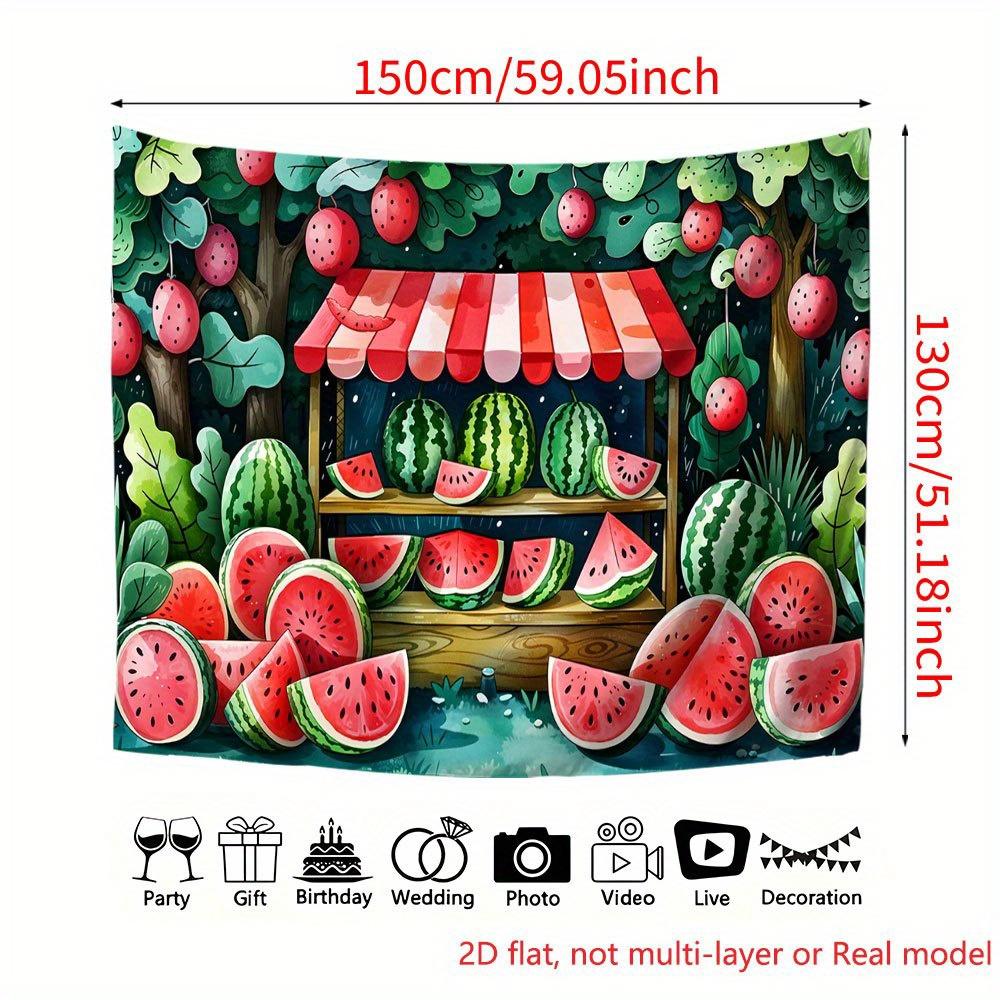 2D plane, 2D plane printing party banner 1 piece Watermelon standXY