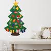 DIY Felt Christmas Tree with Detachable Ornaments Interactive Holiday Activity for Kids to Develop Motor Skills Wall Hanging Decor for Bedroom
