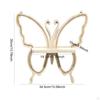 Butterfly Shaped Wall Shelf Home Decor Wood Floating for Office Living Room Photo
