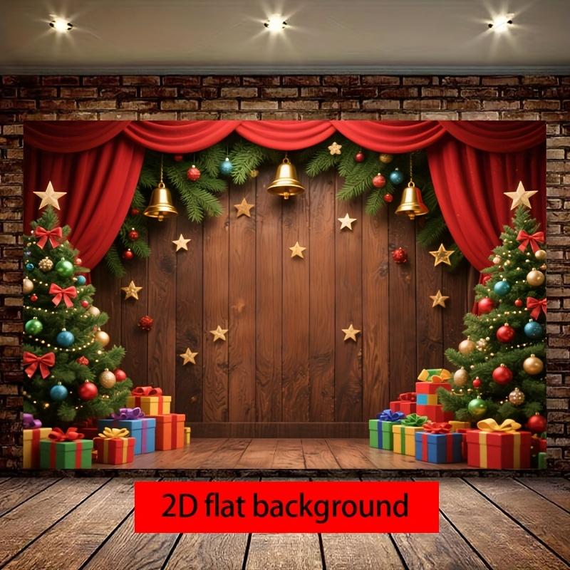 

Ретро Деревянный Настенный Фон Рождественская Елка Рождественское Украшение Фон Зимний Фон Украшения Для Фотостудии Фотобудки Рождественской Вечеринки W100*L75cm