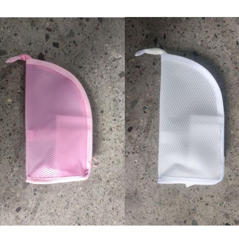 Women  Mesh Cosmetic Bag Travel Storage Makeup Bag Organizer Female Make Up Pouch Portable Small Large Toiletry Beauty Case