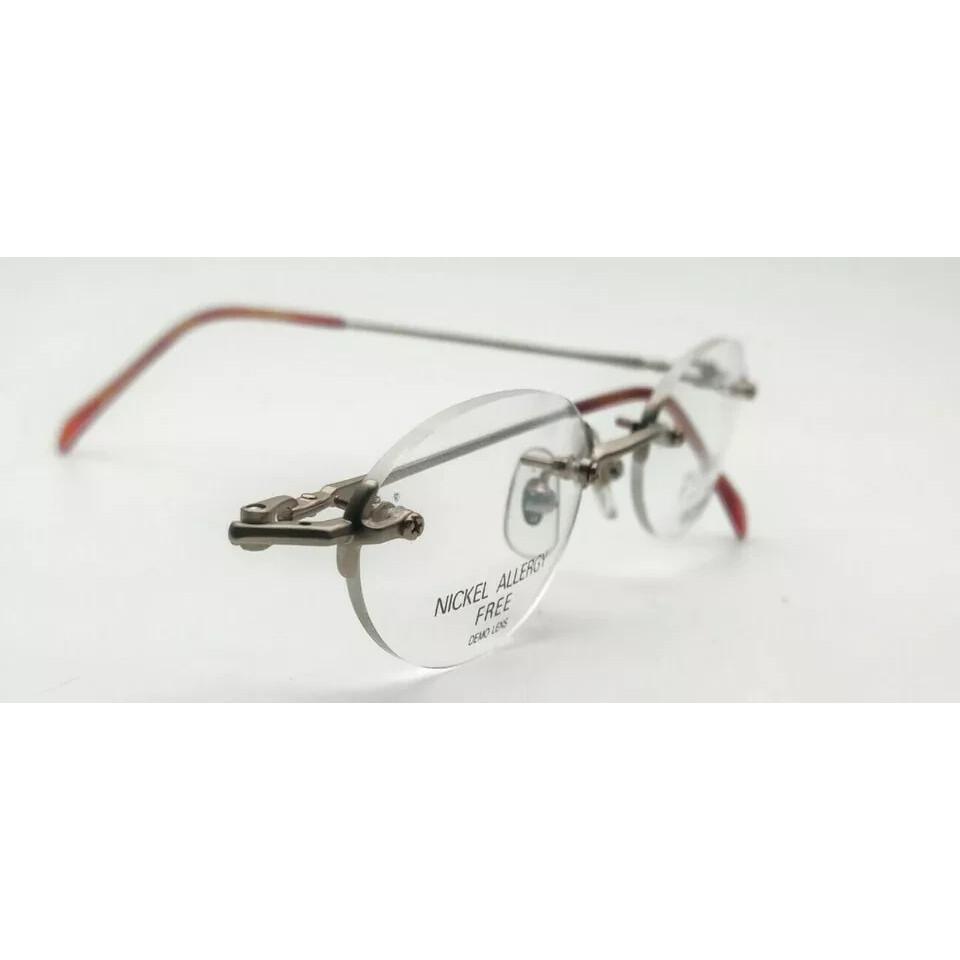 Fortfahren Super Titan seiko T338 Randlose Brillen Brillenrahmen Rot /Gold JL156871913960