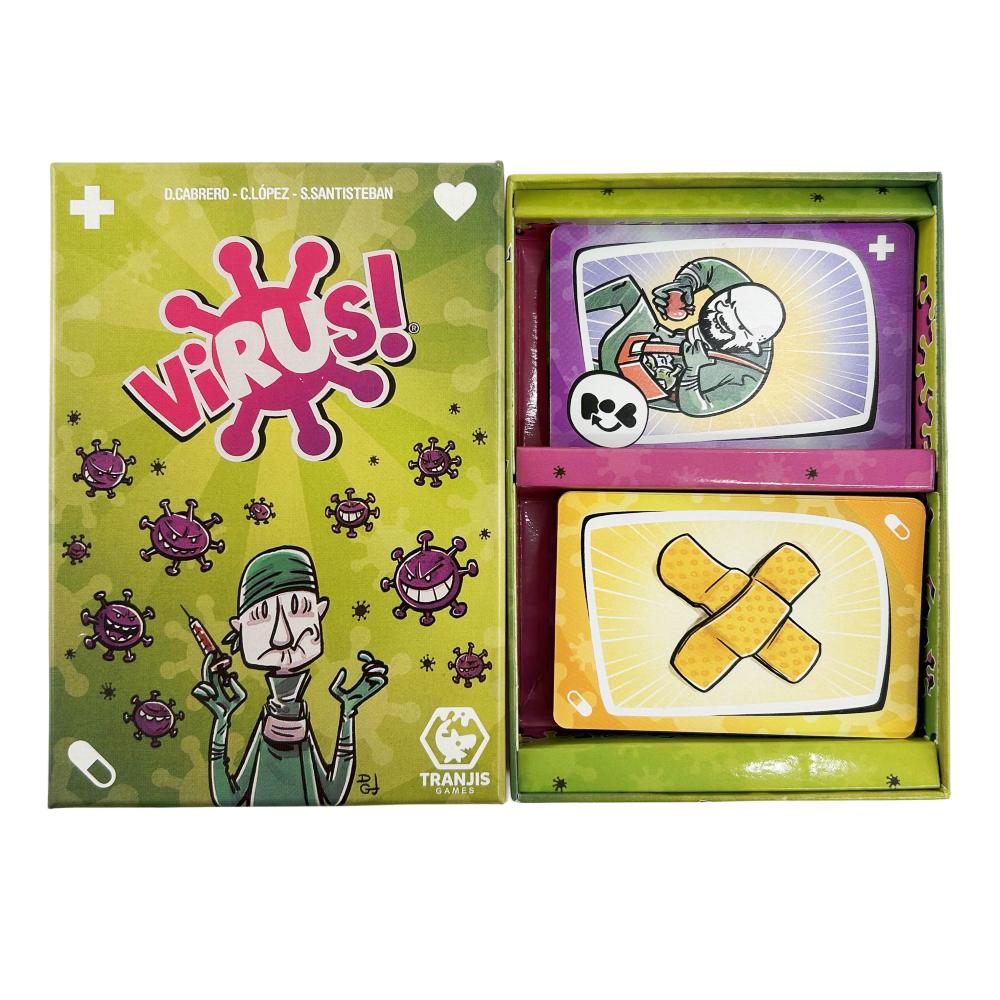 Virus 1 2 3 Board Game The Contagiously Fun Card Game English Version Party Game for Fun Family Game