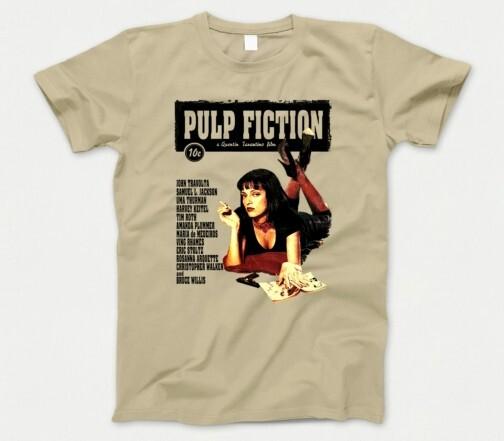 26 Pulp Fiction T Shirt Mia Film Poster Reservoir Dogs Kill Bill Tarantino EE225 Unisex T-Shirt S