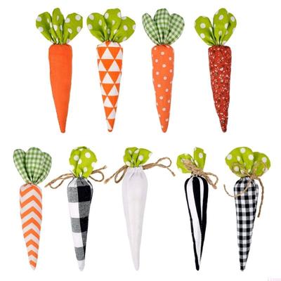 2025 Cloth Easter Carrots Rabbit Gift Carrot Easter Party Decorations for Photo Happy Easter Day Various Color