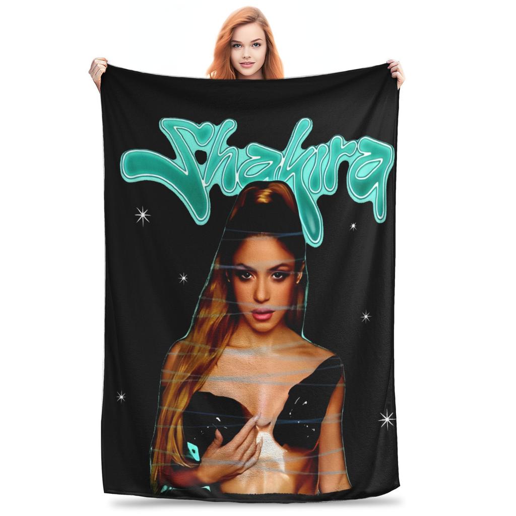 Coperte in Pile Shakira Tour 2025 Coperte per Casa Ufficio Copriletto Super Caldo