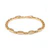 Bracelet - LUXENTER - Velself - 18-karat Gold Plated - Brilliant Zirconia - Yellow Gold