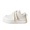 Niche Black and White Panda Little White Shoes Women's Autumn Versatile Thick-soled Heightening Board