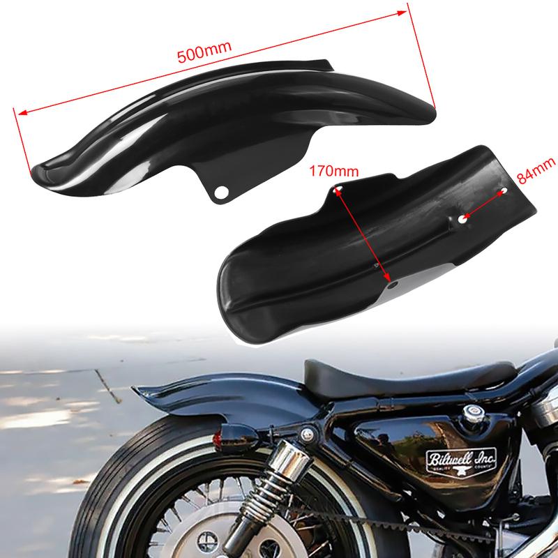 Rear Fender Motorcycle Universal Mudguard ABS Short Mud Guard For Bobber Chopper Cafe Racer Motocross Accessories Parts Frames