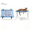 Dog Nail Trimming Helper Pet Grooming Table, Hammock with Foldable Stand, 4-Hole or Multi-function 8-Hole, Washing Station for Cats, Small Dogs,
