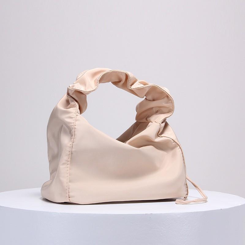

Women s Bag New Simple Lady s One-shoulder Handbag Fashionable Artistic Underarm Wrist One-piece On Behalf Of абрикосовый