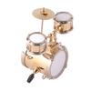 Miniature Musical Instrument Replica Drum Set Ornament Drummer Gift