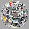 50 Little Raccoon Trendy Graffiti Stickers for Luggage, Laptop, or Car Decoration
