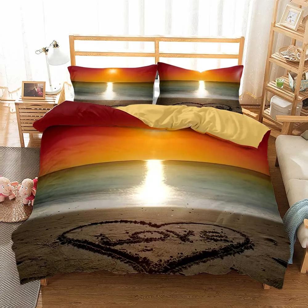 100% Polyester Bedding Set US CalifKing Winter Bedroom Duvet Cover Pillowcaes Home Textile Set Dropshipping Wholesale Customized