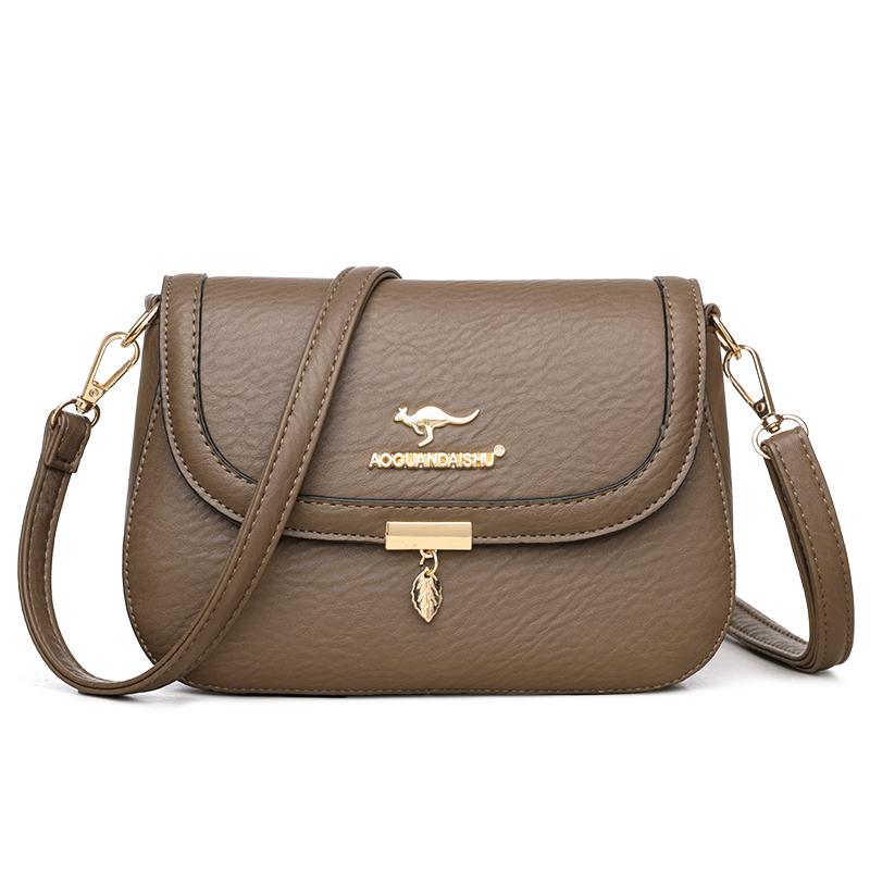 

Высококачественная мягкая сумка через плечо из ПУ кожи, модная женская сумка через плечо, повседневная сумка через плечо, подходящая для ежедневного использования и шопинга 22 cm×6 cm×15 cm верблюд