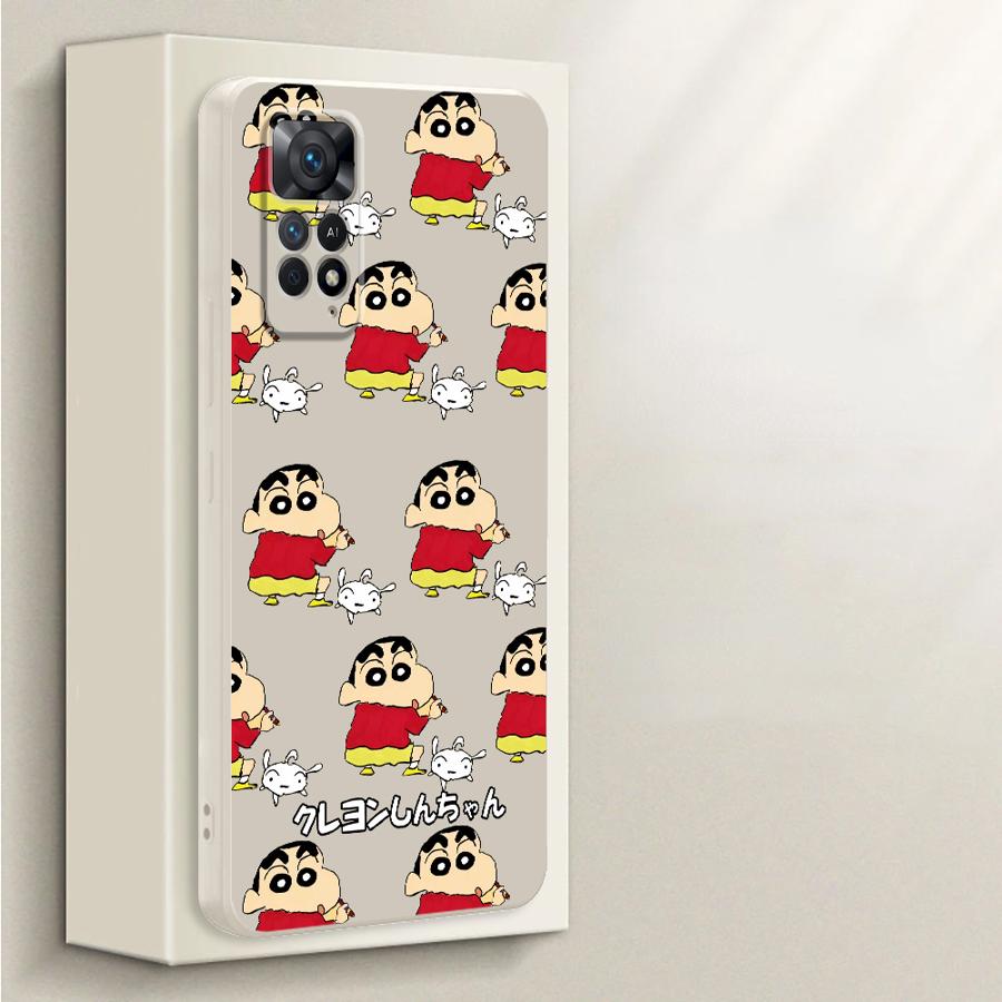 Case for Samsung Galaxy A51 A34 A13 A14 A24 A11 A12 A22 A52 A35 A15 A16 A36 A26 Phone Cover Crayon Cartoon Shin-chan