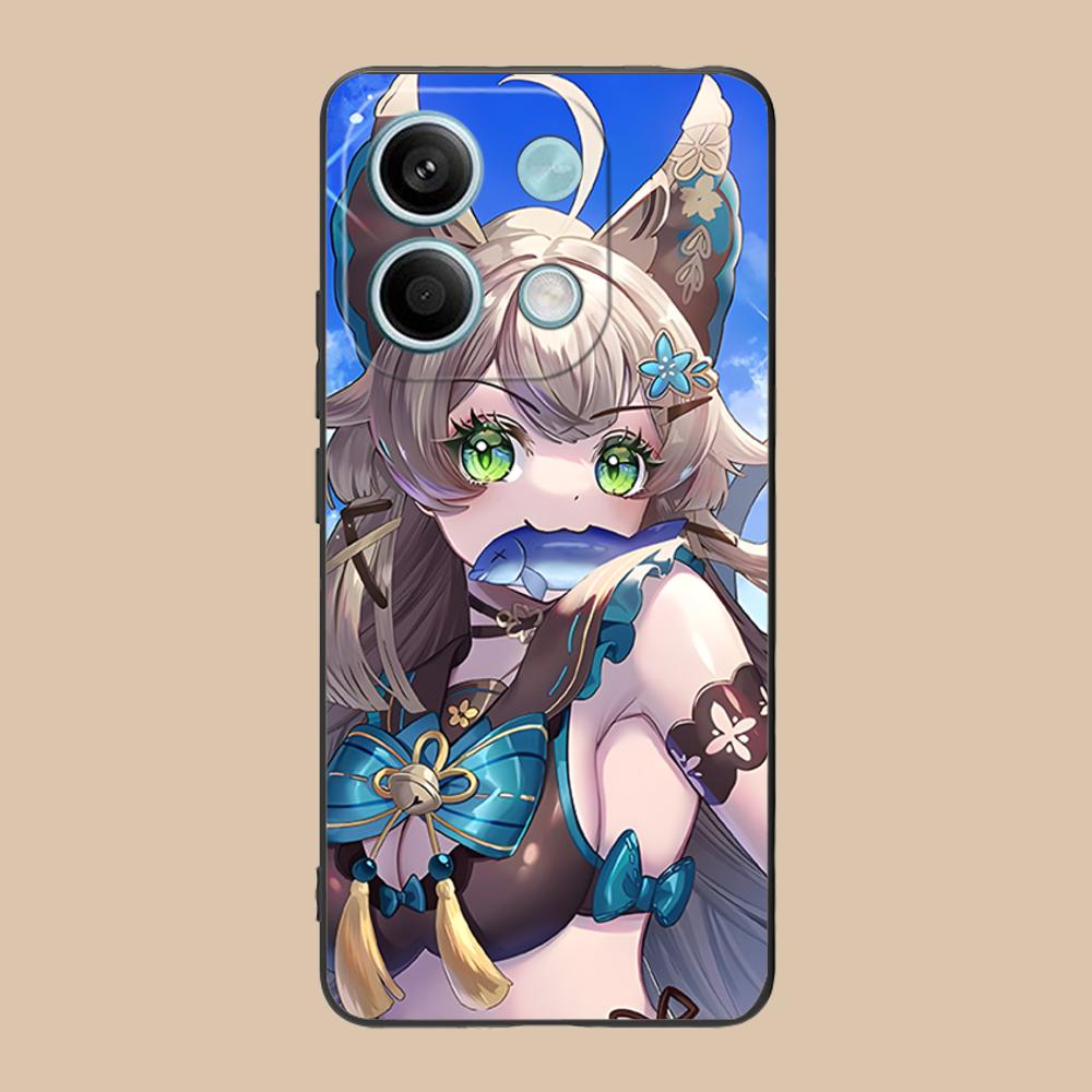 

Game GI Kirara Mobile Phone Case for POCO F7 F6 F5 F4 F3 F2 Pro GT C75 C71 C65 C61 C40 Pro Ultra Colorful Printing Cover Luxury Poco C40