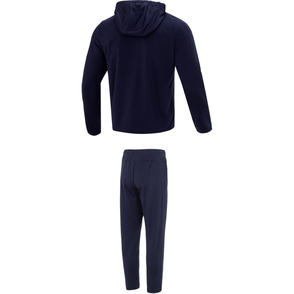 Under Armour Running Hooded Jacket Outdoor Fitness Straight Leg Long Pants Casual Sports Suit Men Sportswear 23600303-409+23600703-409