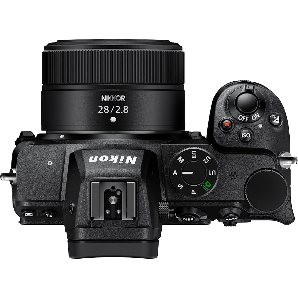 Nikon NIKKOR Z 28mm f/2.8 interchangeable lens for Z-mount mirrorless cameras, prime lens, black.