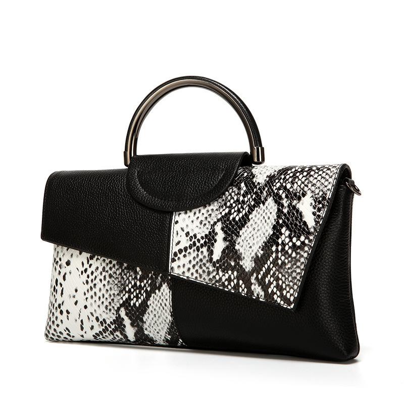 High-end Clutch Bag Women's New Large-capacity Banquet Clutch Crocodile Pattern Women's Fashion Temperament Messenger Bag