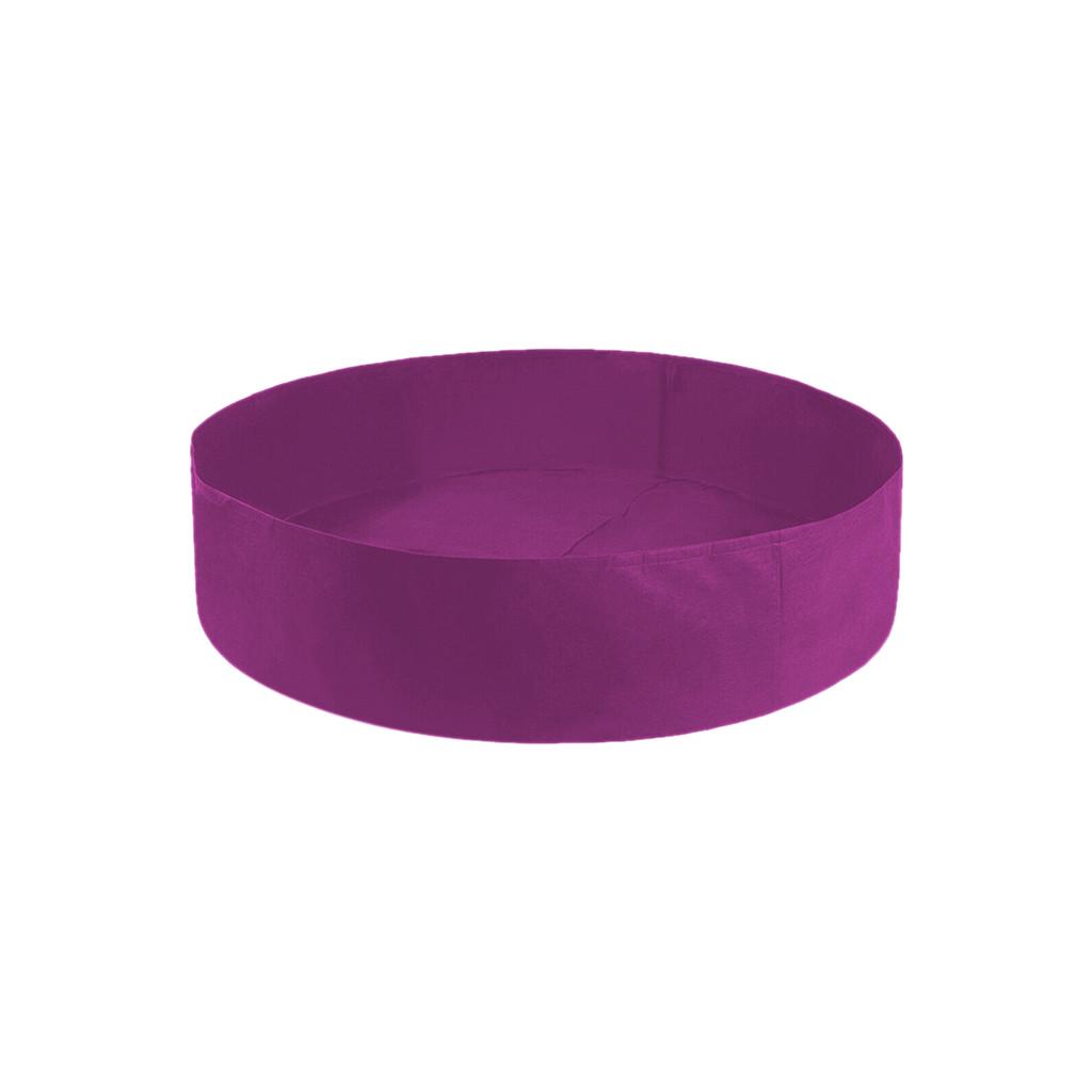 

Round Fabric Plant Grow Bag with Durable Non-Woven Material for Vegetable and Flower Gardening Container Suitable for Indoor and Outdoor Use 80x30cm фіолетовий