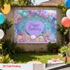 2D Underwater Mermaid Birthday Photography Backdrop Kids Party Decoration Background Cloth