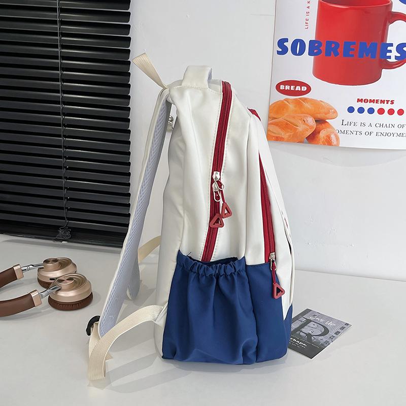 Schoolbag New Large Capacity Junior High School Student College Student Backpack Leisure Commuter Waterproof Backpack Male and Female School Bag
