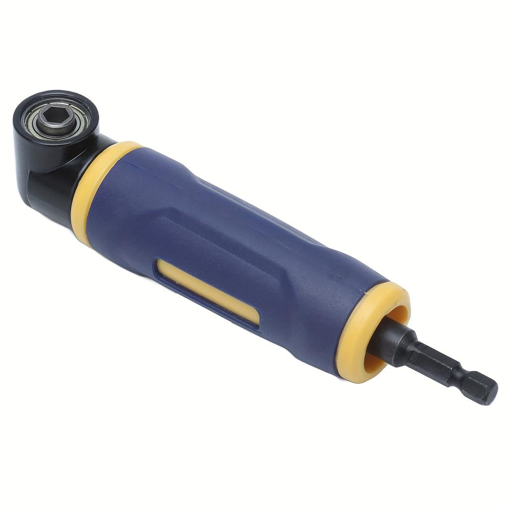 Right Angle Drill Adaptor 90 Degree Yellow Blue Drills Attachment Extension Driver 
