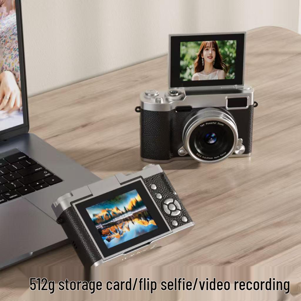 HD Digitale Klappkamera für Schüler - Retro-Stil, Einsteiger