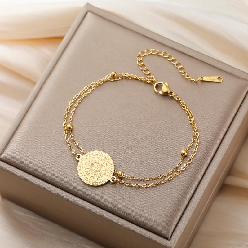 Skyrim Stainless Steel Seven Archangels Charm Bracelet Women Men Adjustable Rope Bracelets Amulet Seal Of Solomon Jewelry Gift