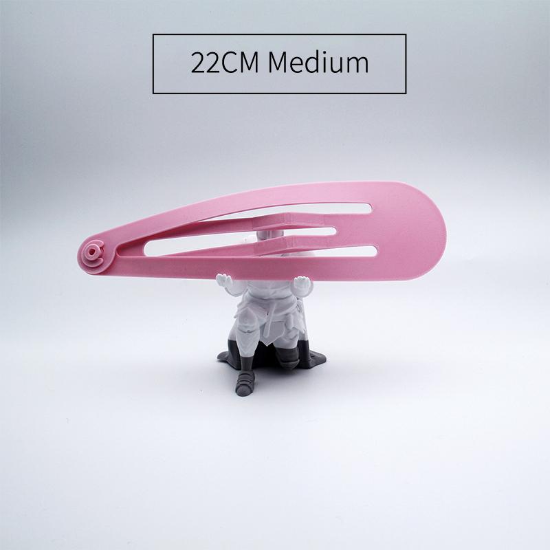 Cute Strawberry Curtain Clips Extra Large Hair Claw Kawaii Polka Dot Design Hairpin for Thick Long Hair Daily Styling