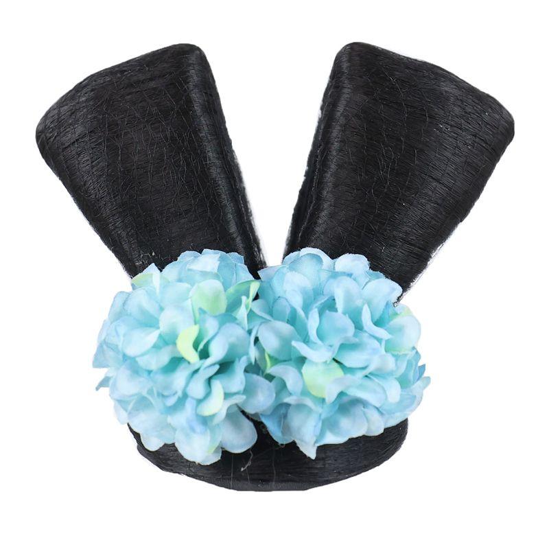 Children's Han Chinese Costume Chignon Ornament Cute Girl Tang Style Bun Mid-Autumn Festival Stage Performance Headdress Suit