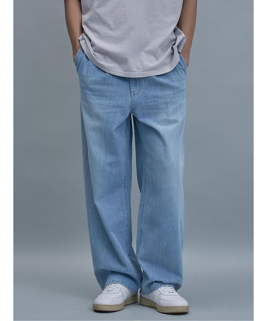 SHIFT.G Whph Onetuck Wide Denim Pants Blue