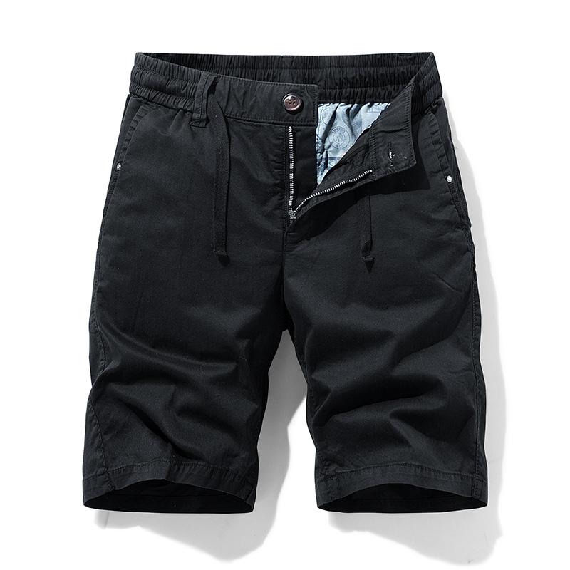 Pánské letní outdoorové pracovní šortky JAYSCE módní volné prodyšné kapesní capris ležérní mikroelastické pevné kalhoty cargo