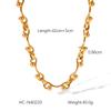 Horseshoe Buckle Necklace for Women, Versatile High-end Handmade Chain, Non-fading Bracelet, Titanium Steel Jewelry