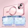 Luxusní pokovovací silikonový TPU průhledný kryt pro iPhone 16 15 14 13 12 11 Pro Max Plus Magsafe Magnetic Lens Film Protect Cover