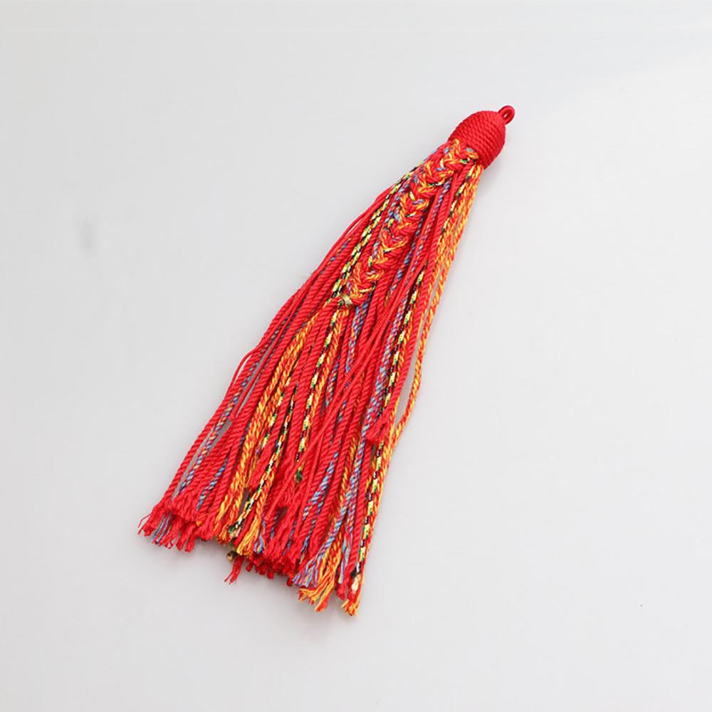 

11 см крученая вручную хлопковая нить в тибетском стиле кисточка DIY закладка для книг поделки ювелирные изделия аксессуары кулон DIY украшение для автомобиля