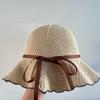 UV Protection Knit Fisherman Hat Breathable Women's Basin Cap Casual Crochet Bucket Hat  Spring
