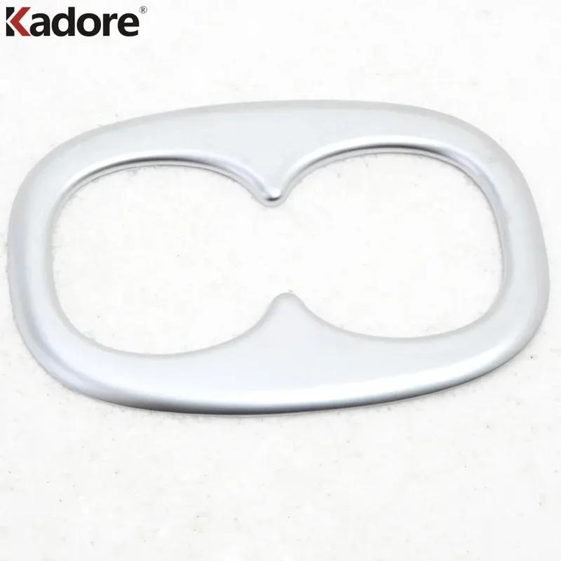Car Rear Seat Water Cup Holder Frame Cover Trim For Mitsubishi Outlander 2016 2017 2018   Matte Interior Accessories