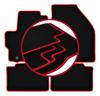 Velour Floor Mats with Red Edge For: Toyota Yaris Cross Crossover (2020-)