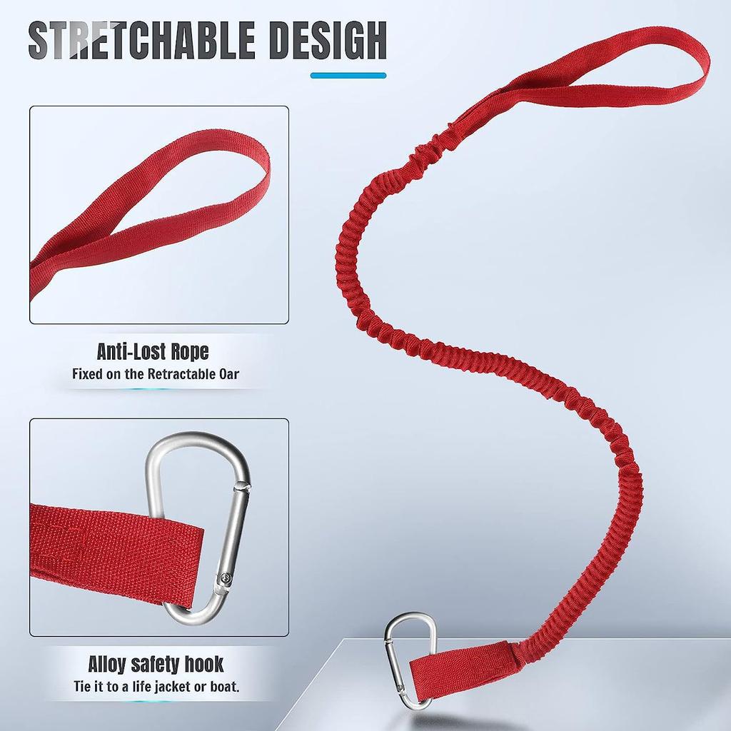 Kayak Paddling Fixed Strap Elastic Link Strap Suitable for Kayaks, Canoes, Fishing Rods and Other Fixed Strap Strap Accessories