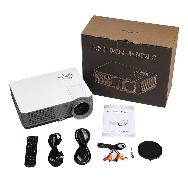 LED Mini Multi-media Portable Video Projector Game Home Cinema Theater ...
