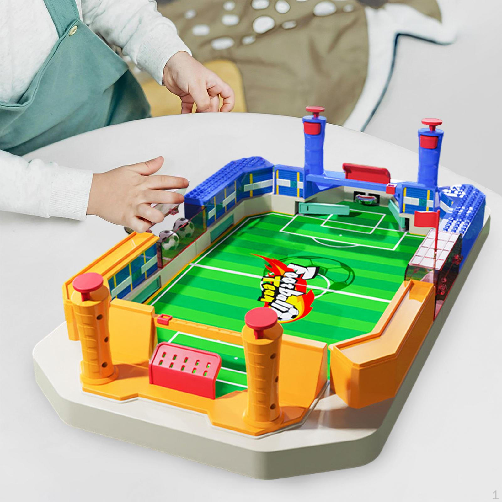 Mini Interactive Foosball Game Tabletop Football Soccer Pinball Desktop Sport Board for
