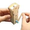 Educational Hand Powered Generator Model Wooden Flashlight Set Physics Learning Toy For Children Science Project
