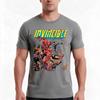 Invincible Vs Alien Tshirt Summer Casual Cotton Tee Oversized Streetwear Tops Vintage Graphic Print Loose Fit Short Sleeve