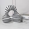 Nordic Black & White Striped Ornament for Home Decor and Office Display