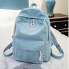 Schoolbag female Korean version Kaibo Harajuku ulzzang high school student personality velvet college style backpack female backpack